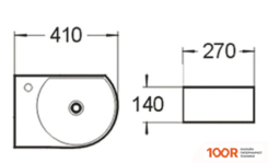 Умывальник SantiLine SL-2015R (399574)