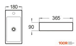 Умывальник SantiLine SL-2010L (399561)