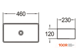 Умывальник SantiLine SL-1100 (399541)
