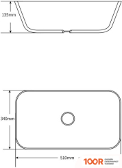 Умывальник SantiLine SL-1049 (399493)