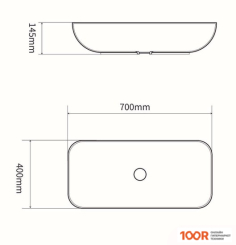 Умывальник SantiLine SL-1032 (399476)