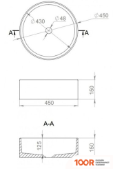Умывальник Salini ARMONIA 130112SM (399337)