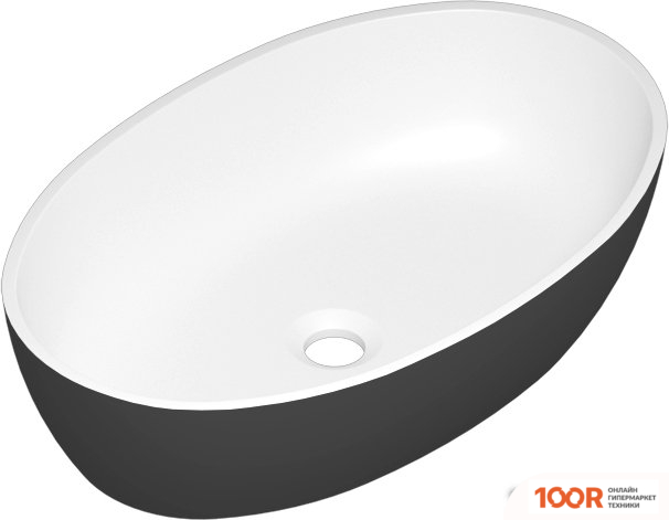 Умывальник Radostone ROSINA (БЕЛЫЙ/ЧЕРНЫЙ) (399238)