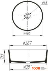 Умывальник Radostone ALBA (МАРЕНГО) (399163)