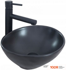 Умывальник Pea SOFIA (ЧЕРНЫЙ МАТОВЫЙ) (399124)