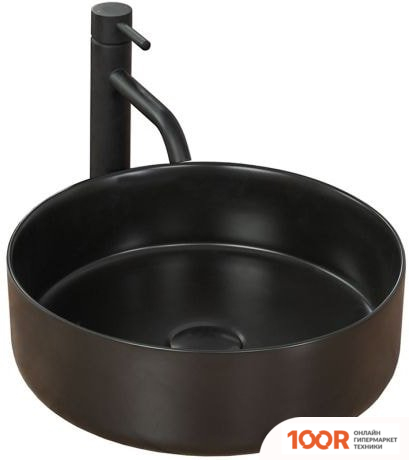 Умывальник Pea SAMI (ЧЕРНЫЙ МАТОВЫЙ) (399113)