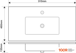 Умывальник Oliveeka Y90 (БЕЛЫЙ) (399046)