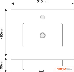Умывальник Oliveeka Y60 (БЕЛЫЙ) (399044)