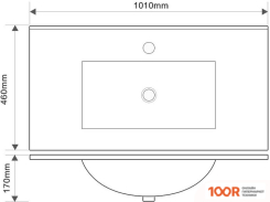 Умывальник Oliveeka S100 (БЕЛЫЙ) (399022)