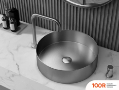 Умывальник Oliveeka 8802-GY (ОРУЖЕЙНАЯ СТАЛЬ) (398997)