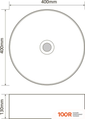Умывальник Oliveeka 8802-GY (ОРУЖЕЙНАЯ СТАЛЬ) (398997)