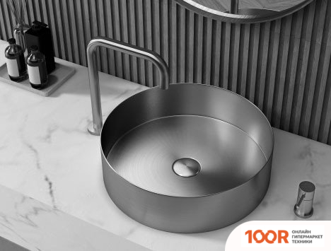 Умывальник Oliveeka 8802-GY (ОРУЖЕЙНАЯ СТАЛЬ) (398997)