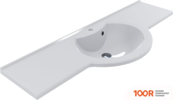 Умывальник Miraggio VIENNA 1400 (БЕЛЫЙ, ГЛЯНЦЕВЫЙ) (398980)