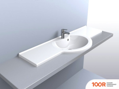 Умывальник Miraggio VIENNA 1400 (БЕЛЫЙ, ГЛЯНЦЕВЫЙ) (398980)