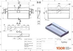 Умывальник Miraggio SYDNEY 900 (БЕЛЫЙ, ГЛЯНЦЕВЫЙ) (398951)