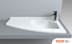 Умывальник Miraggio PATRIC 800 R MATT (ПРАВЫЙ, БЕЛЫЙ) (398913)