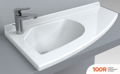 Умывальник Miraggio PATRIC 800 L MATT (ЛЕВЫЙ, БЕЛЫЙ) (398911)