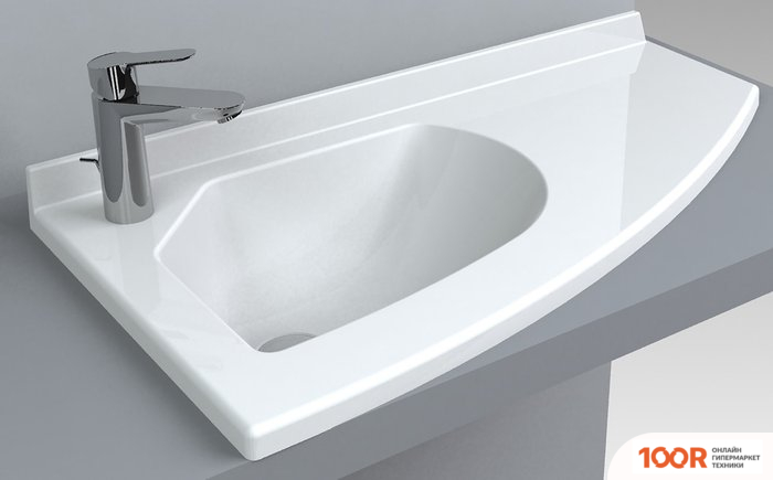 Умывальник Miraggio PATRIC 800 L (ЛЕВЫЙ, БЕЛЫЙ) (398910)