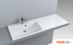 Умывальник Miraggio ONTARIO 1245 L MATT (ЛЕВЫЙ, БЕЛЫЙ) (398899)