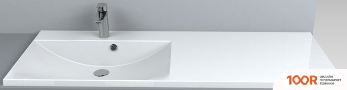 Умывальник Miraggio ONTARIO 1245 L MATT (ЛЕВЫЙ, БЕЛЫЙ) (398899)