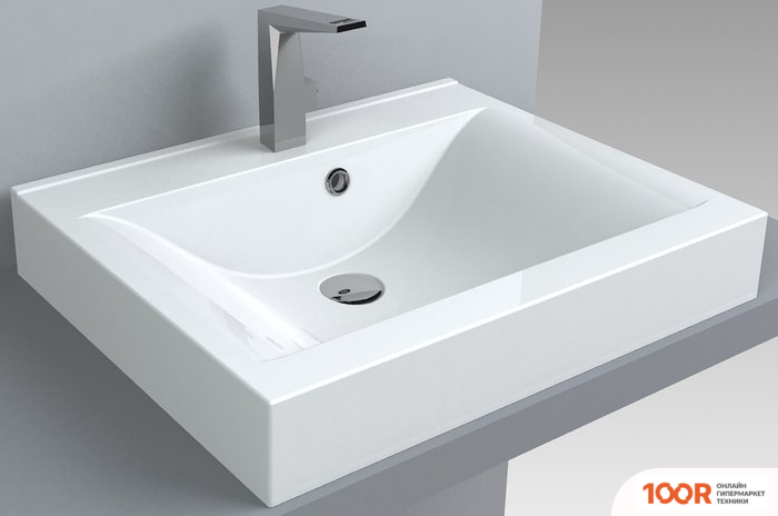 Умывальник Miraggio LOUSIANA 600 MATT (БЕЛЫЙ) (398860)