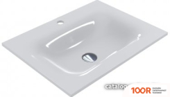 Умывальник Miraggio JESSEL 600 (БЕЛЫЙ, ГЛЯНЦЕВЫЙ) (398833)