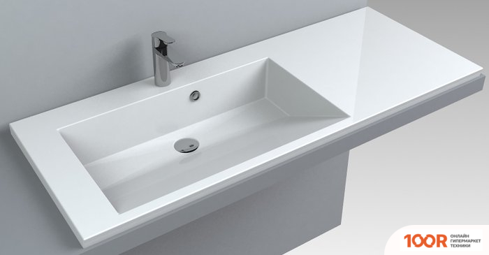 Умывальник Miraggio GENIUS 1250 L (ЛЕВЫЙ, БЕЛЫЙ) (398807)