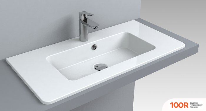 Умывальник Miraggio FLORIDA 800 (БЕЛЫЙ, ГЛЯНЦЕВЫЙ) (398788)