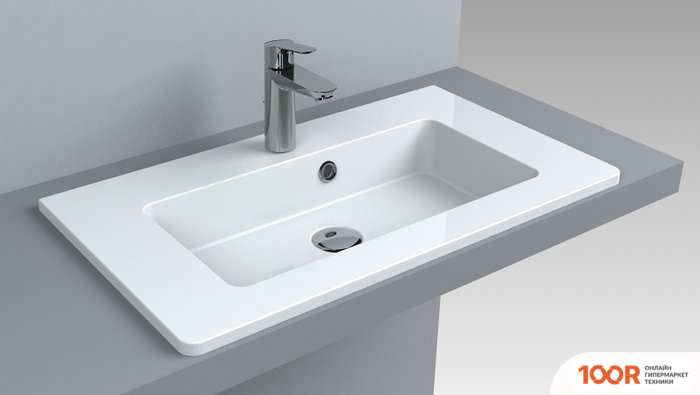 Умывальник Miraggio FLORIDA 700 (БЕЛЫЙ, ГЛЯНЦЕВЫЙ) (398786)