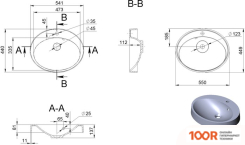 Умывальник Miraggio DEVON MATT (БЕЛЫЙ) (398756)