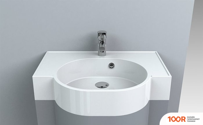 Умывальник Miraggio DENVER 612 (БЕЛЫЙ, МАТОВЫЙ) (398754)