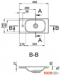 Умывальник Miraggio CONCORD (БЕЛЫЙ) (398724)
