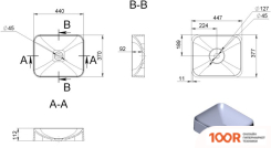 Умывальник Miraggio COLORADO (БЕЛЫЙ) (398722)