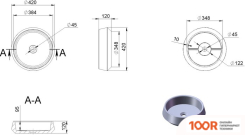 Умывальник Miraggio ATLANTA MATT (БЕЛЫЙ) (398671)