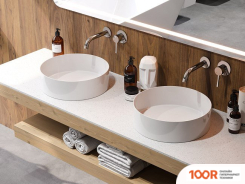 Умывальник Maxonor Pure Life HARMONY PL-SK105C3-18 (4040) НАКЛАДНОЙ (БЕЛЫЙ ГЛЯНЕЦ) (398587)