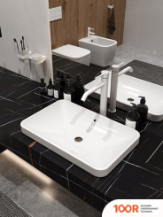 Умывальник Maxonor Pure Life FUTURO PL-SK406C3-18 (6038) НАКЛАДНОЙ (БЕЛЫЙ ГЛЯНЕЦ) (398585)