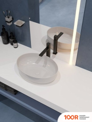 Умывальник Maxonor Pure Life FEELING PL-SK307C3-18 (5036) НАКЛАДНОЙ (БЕЛЫЙ ГЛЯНЕЦ) (398582)