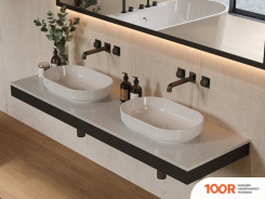 Умывальник Maxonor Pure Life AMABLE PL-SK306C3-18 (5535) НАКЛАДНОЙ (БЕЛЫЙ ГЛЯНЕЦ) (398581)