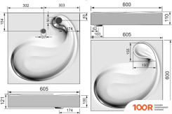 Умывальник Madera BUTA 60 (398496)