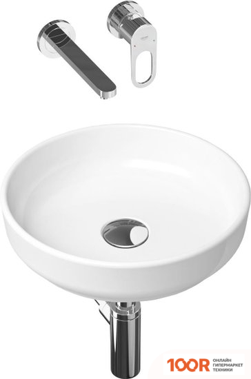 Умывальник Lavinia Boho BATHROOM 21510158 (РАКОВИНА, СМЕСИТЕЛЬ, СИФОН, КЛАПАН) (397972)