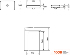 Умывальник Lavinia Boho BATHROOM 21510053 (РАКОВИНА, СМЕСИТЕЛЬ) (397897)