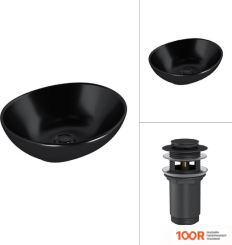 Умывальник Lauter 21652-A + КЛАПАН 21190B (397745)