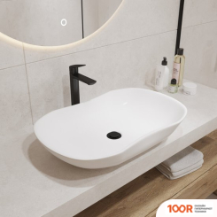 Умывальник Lauter 21570 + КЛАПАН 21190W + СИФОН 21635W (БЕЛЫЙ МАТОВЫЙ) (397724)