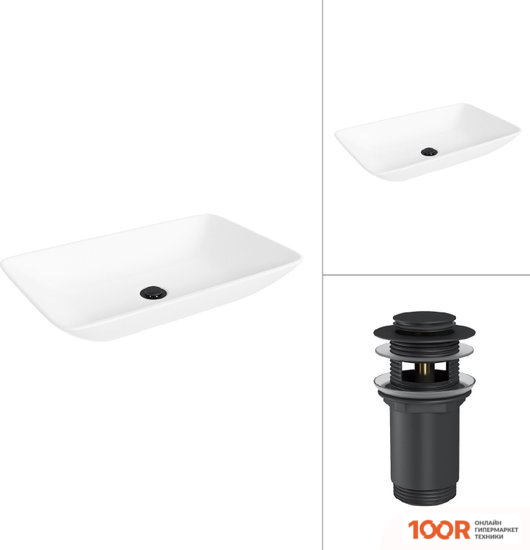 Умывальник Lauter 21540 + КЛАПАН 21190B (397712)