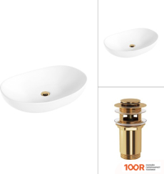 Умывальник Lauter 21502 + КЛАПАН 21190G (397700)