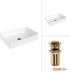 Умывальник Lauter 21487-50 + КЛАПАН 21190G (397674)