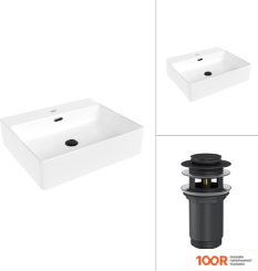 Умывальник Lauter 21478 + КЛАПАН 21190B (397665)