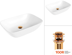 Умывальник Lauter 21454 + КЛАПАН 21190G (397653)