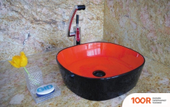 Умывальник Gid NC358 (КРАСНЫЙ/ЧЕРНЫЙ) (397304)