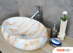 Умывальник Gid MNC166 (БЕЛЫЙ/ОРАНЖЕВЫЙ) (397135)